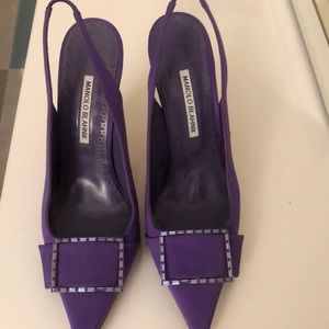 *Never Worn* Purple Manolo Blahnik Heels